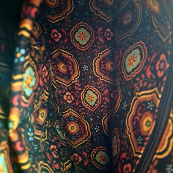 Mona B Handbags Quilted Colorful Hobo Shoulder Bag Footed Cotton Peasant NWT - Picture 7 of 11